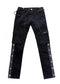 Snap Cargo Denim Pants